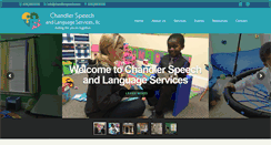 Desktop Screenshot of chandlerspeech.com